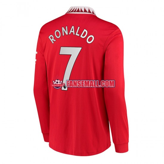 Matchtröjor Manchester United Ronaldo 7 2022-2023 Långärmad till Herr (1:a ställ)