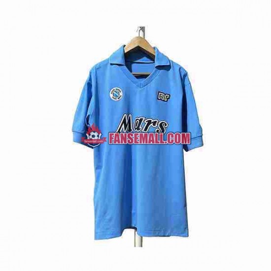 Matchtröjor SSC Napoli Retro 1989 1990 Kortärmad till Herr (1:a ställ)