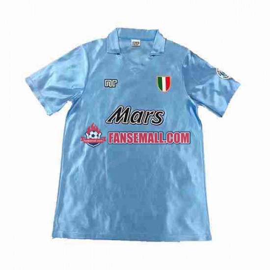 Matchtröjor SSC Napoli Retro 1990 1991 Kortärmad till Herr (1:a ställ)