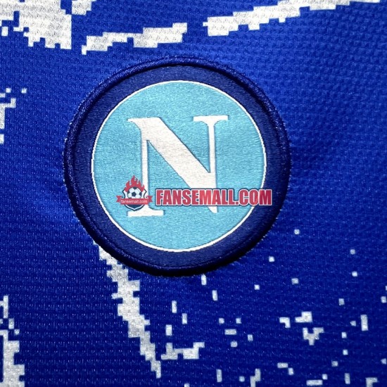 Matchtröjor SSC Napoli Maradona Champions Special Edition 2023 Kortärmad till Herr (1:a ställ)