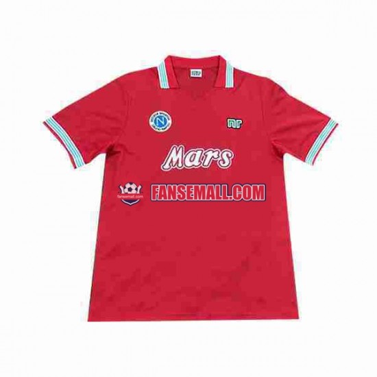 Matchtröjor SSC Napoli Retro 1988 1989 Kortärmad till Herr (3:e ställ)