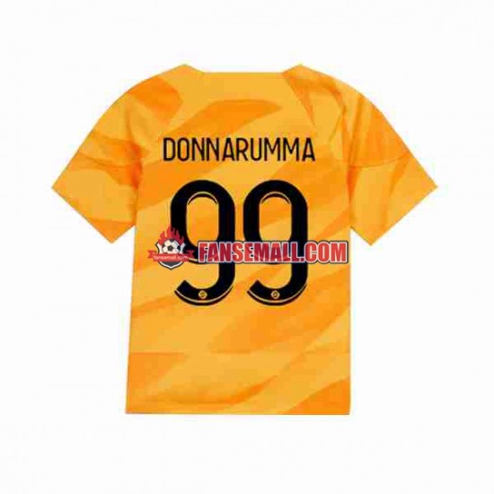 Matchtröjor Paris Saint-Germain Målvaktströja Donnarumma 99 2023-2024 Kortärmad till Herr (2:a ställ)