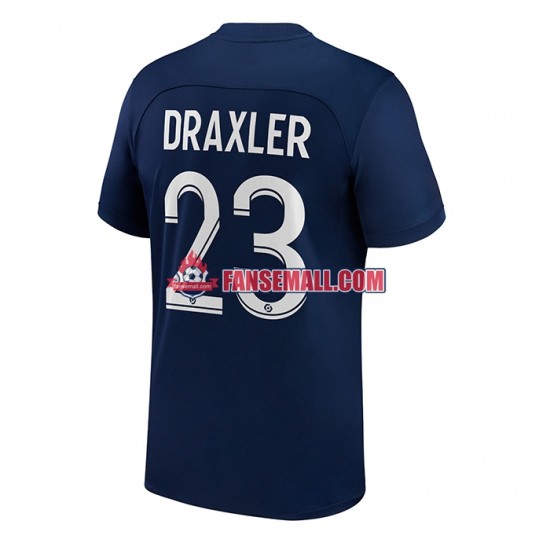 Matchtröjor Paris Saint-Germain Draxler 23 2022-2023 Kortärmad till Herr (1:a ställ)