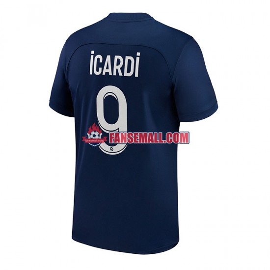 Matchtröjor Paris Saint-Germain Icardi 9 2022-2023 Kortärmad till Herr (1:a ställ)