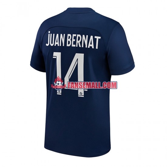 Matchtröjor Paris Saint-Germain Juan Bernat 14 2022-2023 Kortärmad till Herr (1:a ställ)