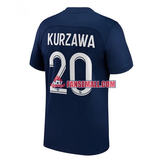 Matchtröjor Paris Saint-Germain Kurzawa 20 2022-2023 Kortärmad till Herr (1:a ställ)