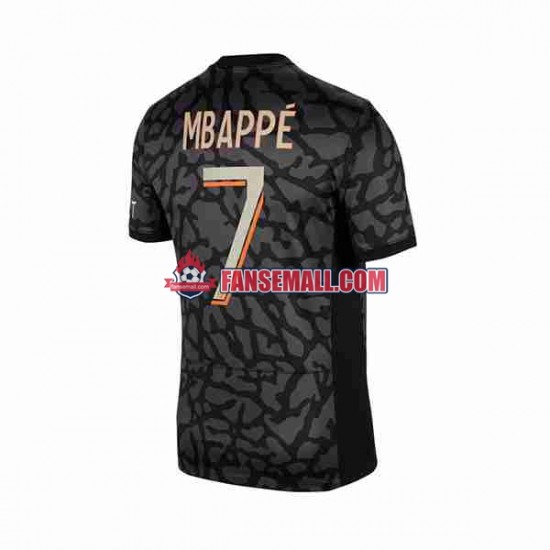 Matchtröjor Paris Saint-Germain Kylian Mbappe 7 2023-2024 Kortärmad till Herr (3:e ställ)