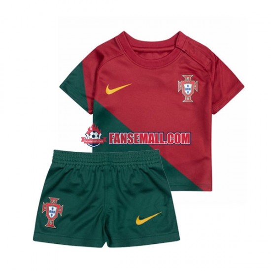 Matchtröjor Portugal World Cup 2022 Kortärmad till Barn (1:a ställ)