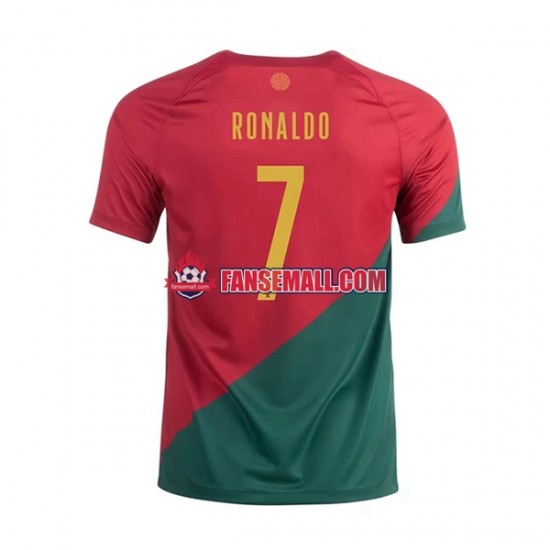 Matchtröjor Portugal Ronaldo 7 World Cup 2022 Kortärmad till Herr (1:a ställ)