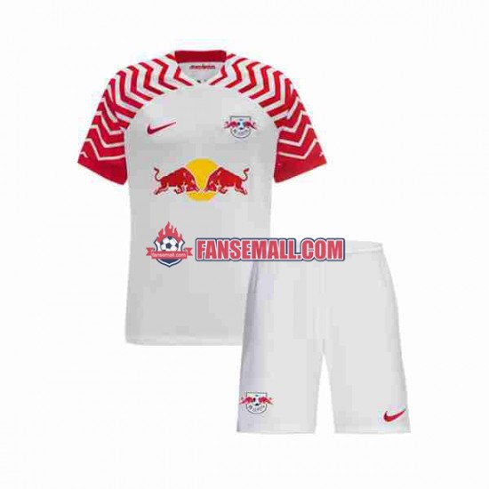 Matchtröjor RB Leipzig 2023-2024 Kortärmad till Barn (1:a ställ)