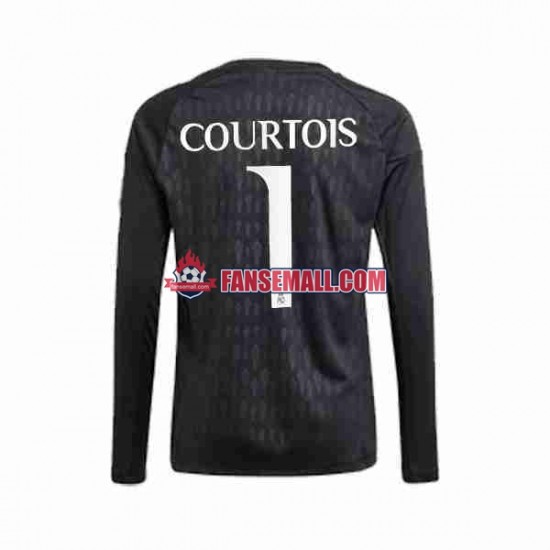 Matchtröjor Real Madrid Målvaktströja Thibaut Courtois 1 2023-2024 Långärmad till Herr (2:a ställ)