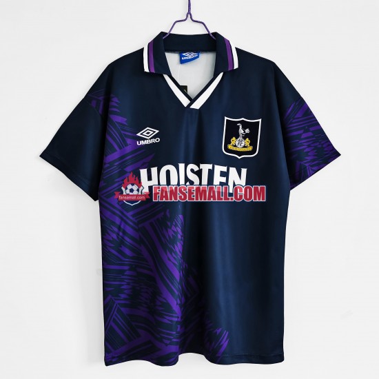 Matchtröjor Tottenham Hotspur Retro 1994-1995 Kortärmad till Herr (2:a ställ)