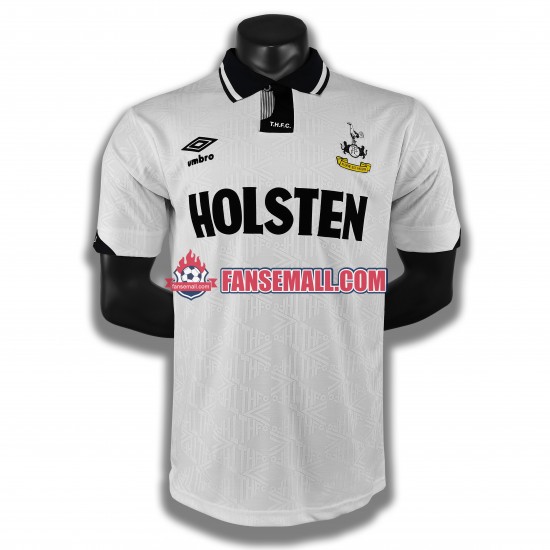 Matchtröjor Tottenham Hotspur Retro 1990 Kortärmad till Herr (1:a ställ)