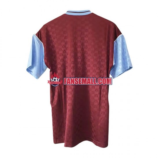 Matchtröjor West Ham United Retro 1989-1990 Kortärmad till Herr (1:a ställ)