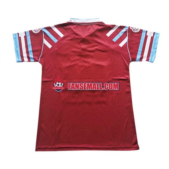 Matchtröjor West Ham United Retro 1991-1992 Kortärmad till Herr (1:a ställ)