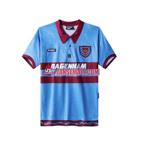 Matchtröjor West Ham United Retro 1995-1996 Kortärmad till Herr (1:a ställ)