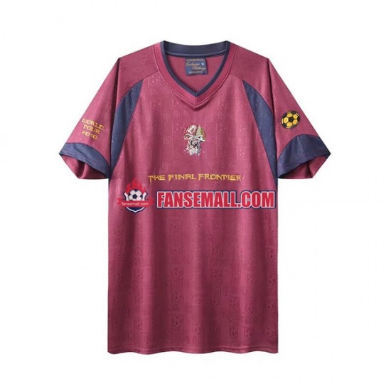 Matchtröjor West Ham United Retro Iron Maiden 2010 Kortärmad till Herr (2:a ställ)