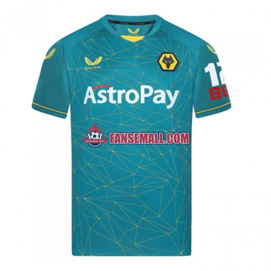 Matchtröjor Wolverhampton Wanderers 2022-2023 Kortärmad till Herr (2:a ställ)