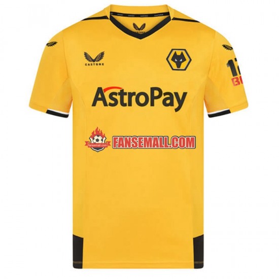 Matchtröjor Wolverhampton Wanderers 2022-2023 Kortärmad till Herr (1:a ställ)