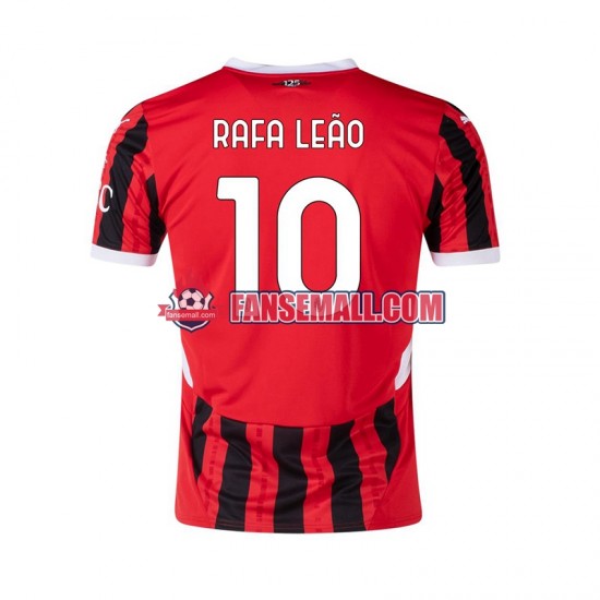 Matchtröjor AC Milan RAFA LEAO 10 2024-2025 Kortärmad till Herr (1:a ställ)