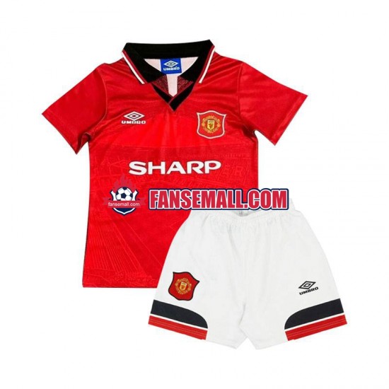 Matchtröjor Manchester United Retro 1994 Kortärmad till Barn (1:a ställ)